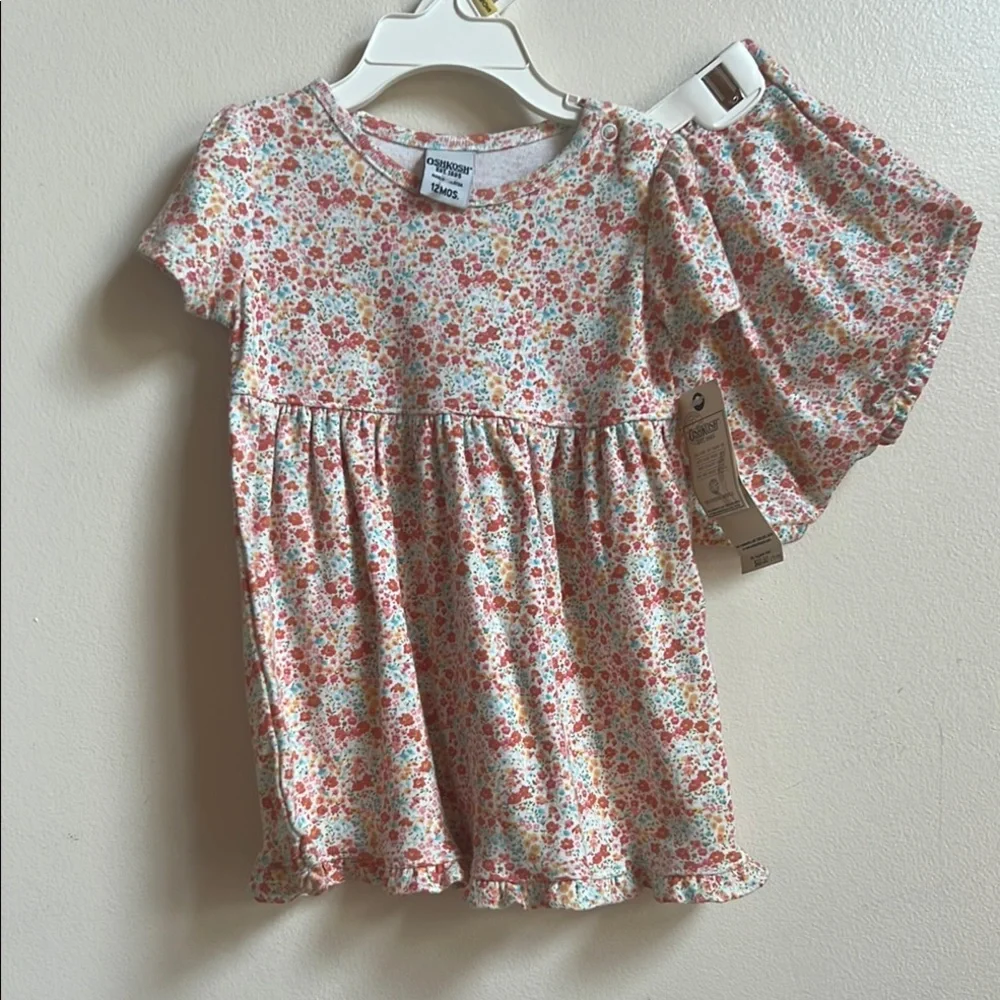 OshKosh B'gosh Floral Baby Outfit dress and bloomers